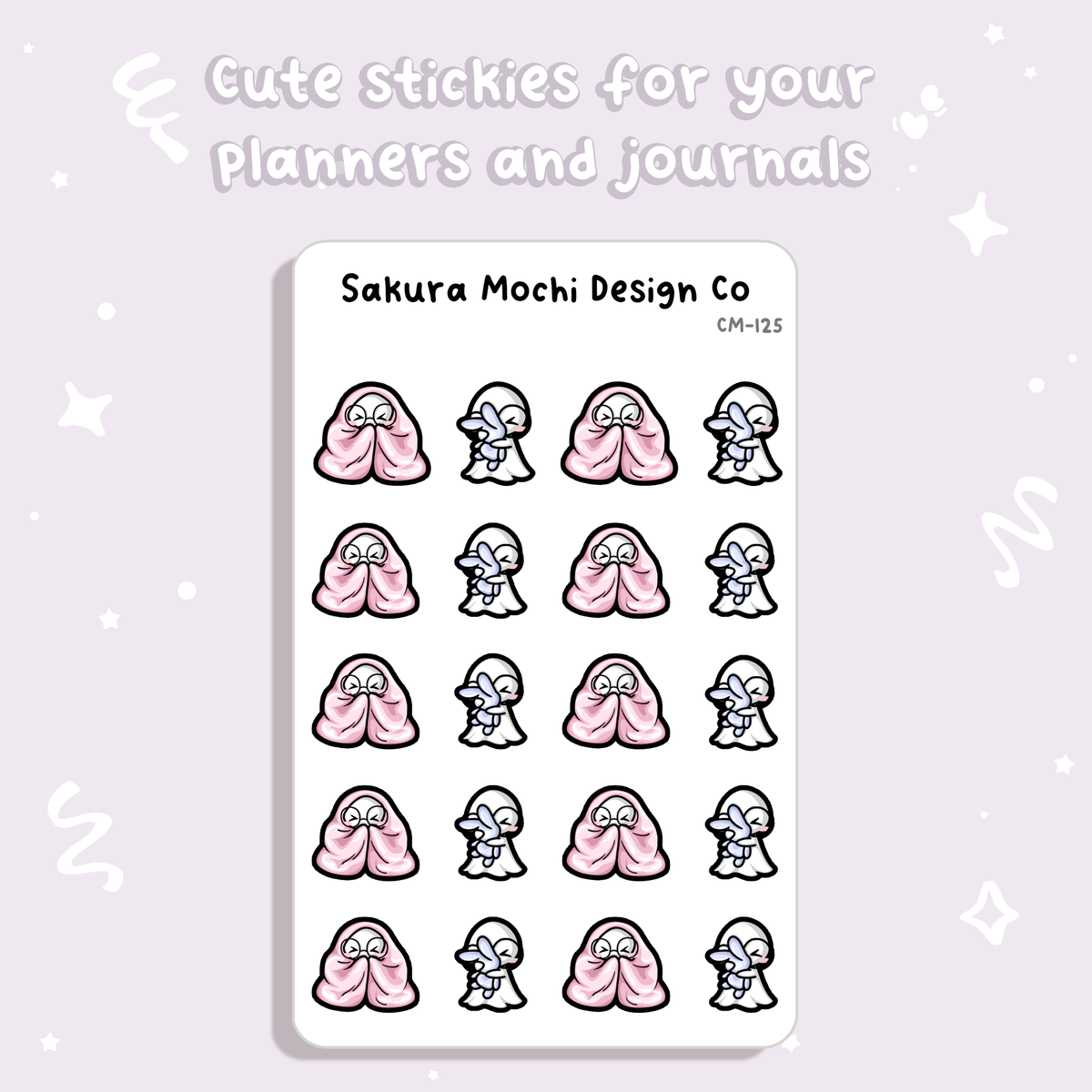 Cute Cats and Sakura Kawaii Sticker – Irene Koh Studio