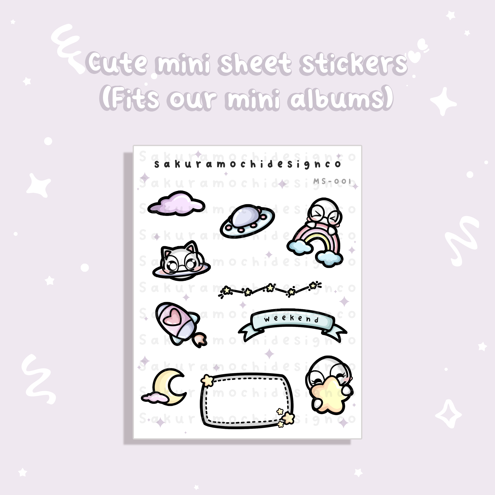 Mini Sticker Sheets Mini Sticker Sheets (x4) – S A K U R A ♡ M O C H I